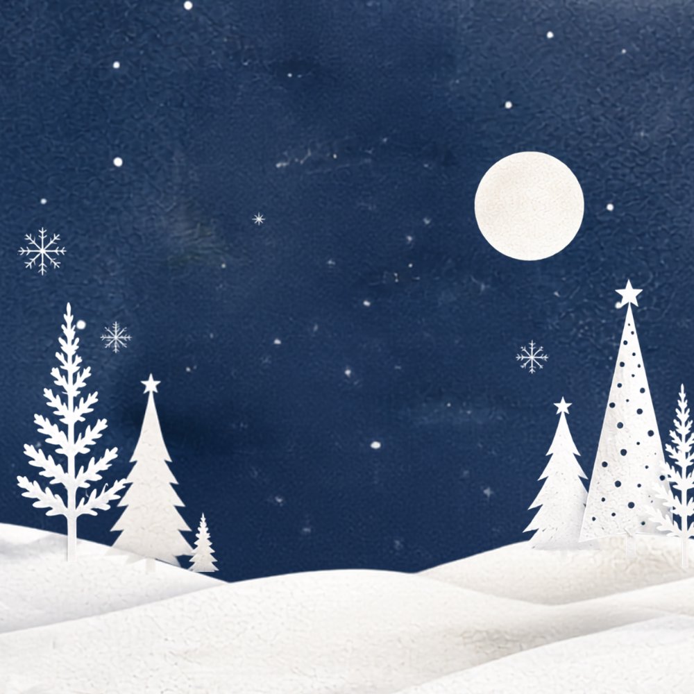 Modern Corporate Christmas eCard | Gold Tree