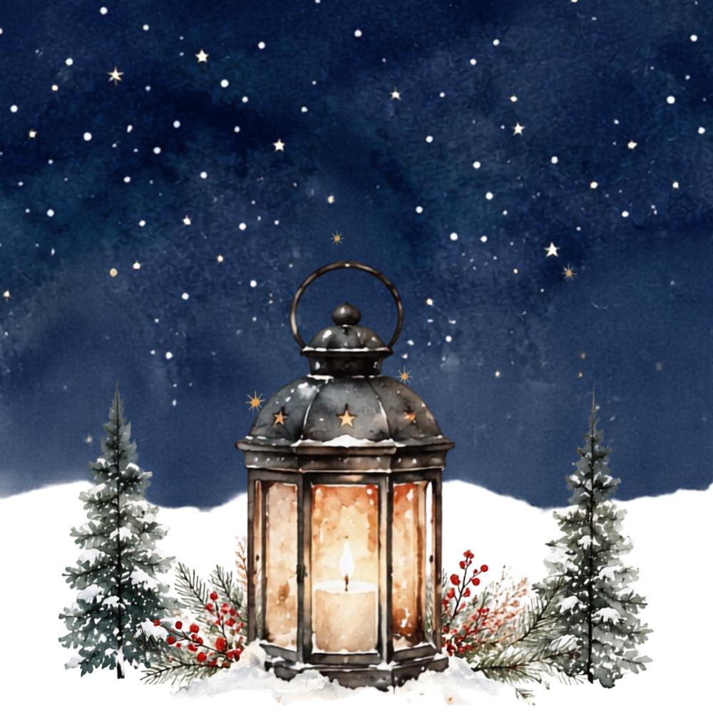 Snow Lantern Corporate Christmas eCard