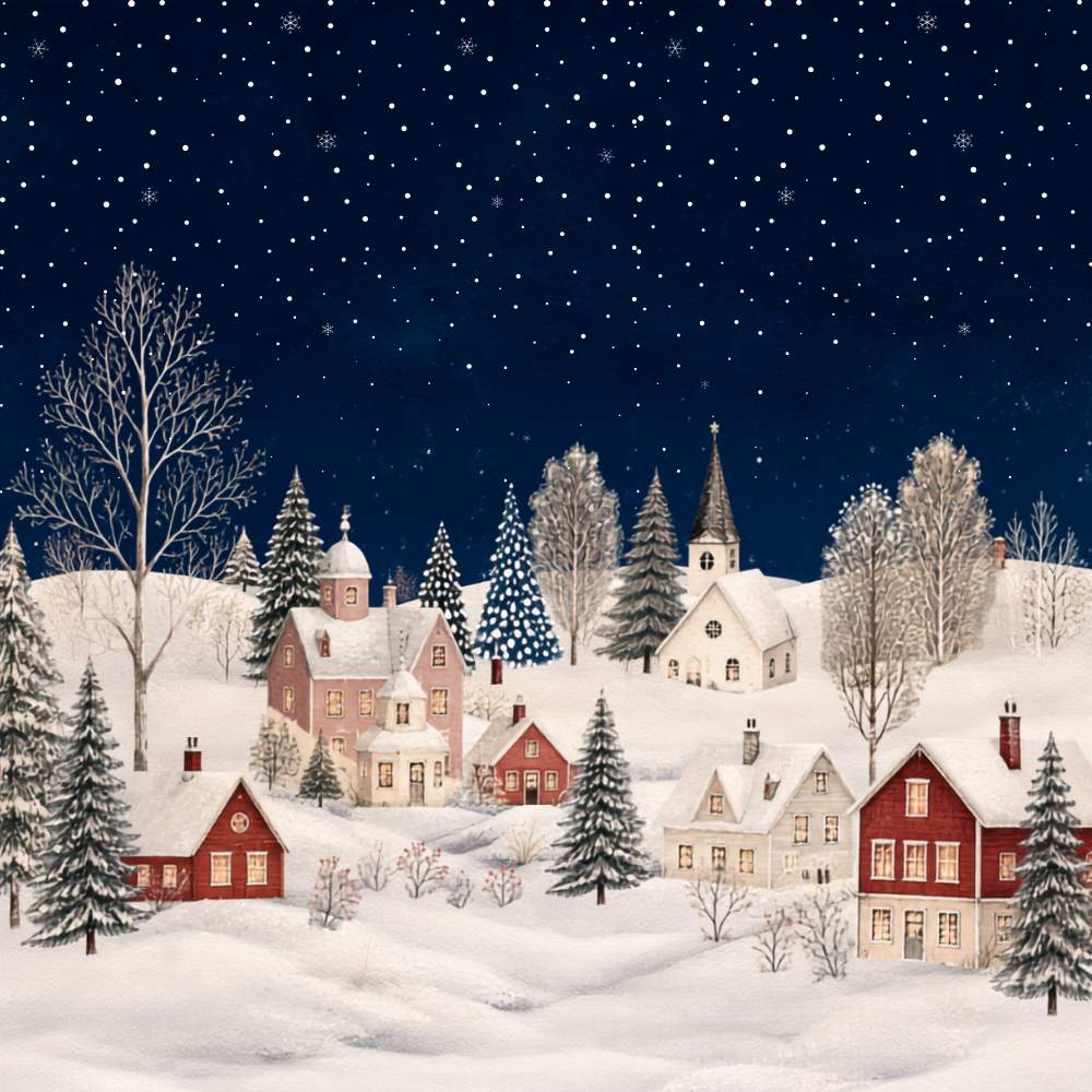 Snowy Corporate Christmas eCard | Winter Scene