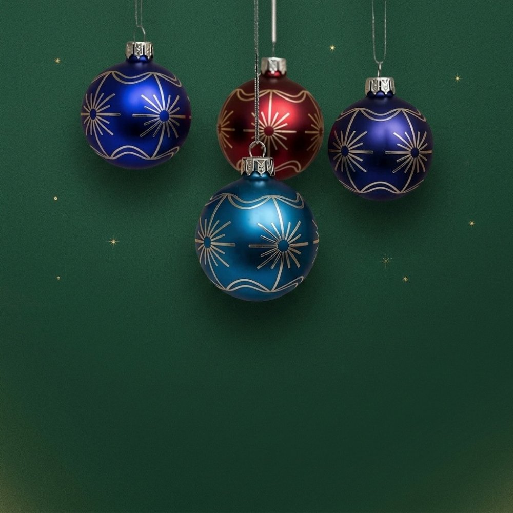 Corporate Christmas Baubles eCard | Business Wishes