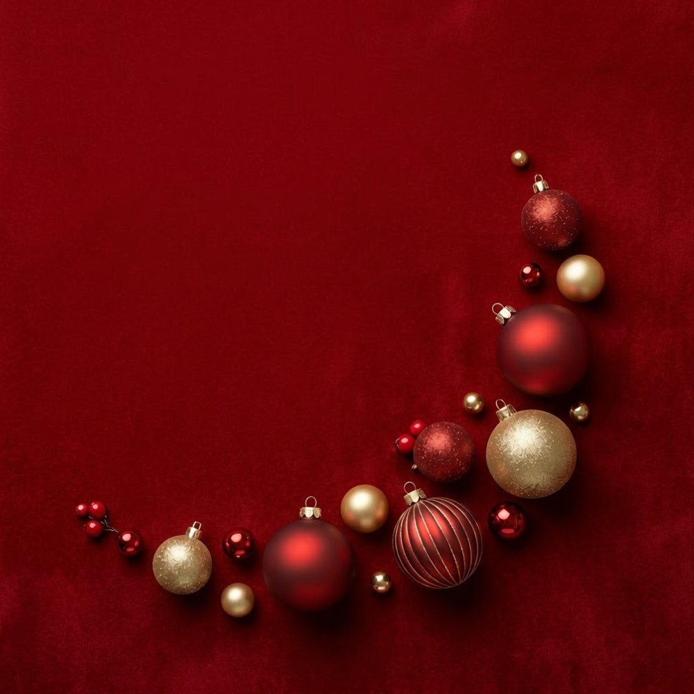 Luxury Red Christmas Business eCard