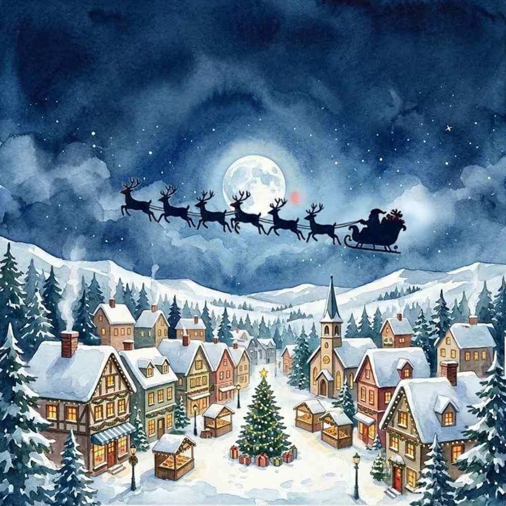 Santa Village Corporate Christmas eCard