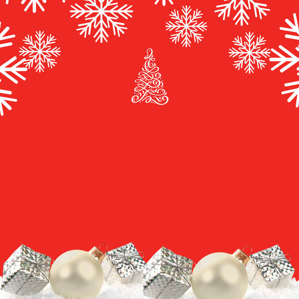 Red Snowflake Corporate Christmas eCard
